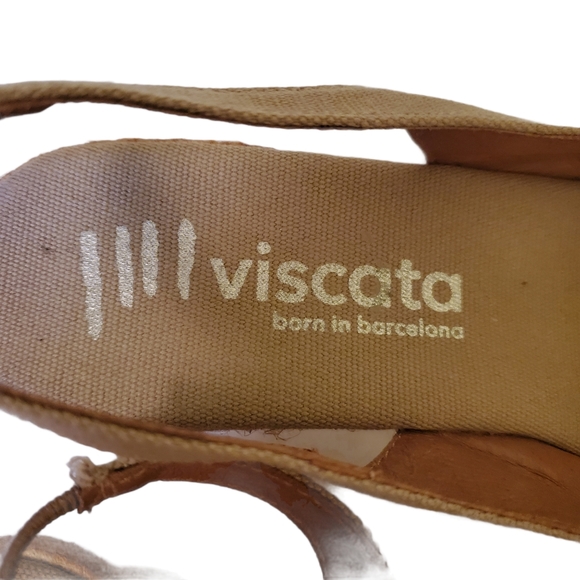 Viscata Womens Open Toe Slingback Espadrilles Wedges 9 - Picture 4 of 10
